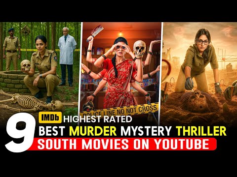 Top 9 South Indian Crime Suspense Thriller Movies in Hindi | South Murder Mystery Movies In Hindi