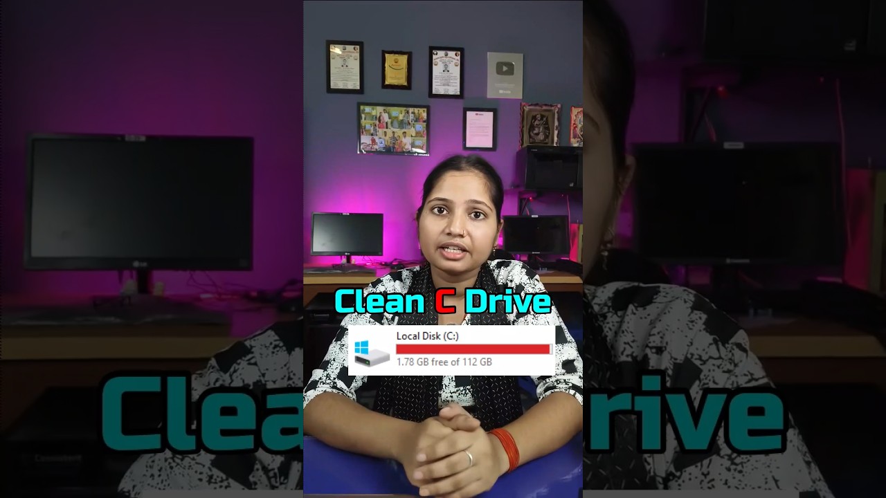 ✅💻 How to clean C drive in PC 👉 You must know this #shorts #ytshorts #pc #computer #ytviral