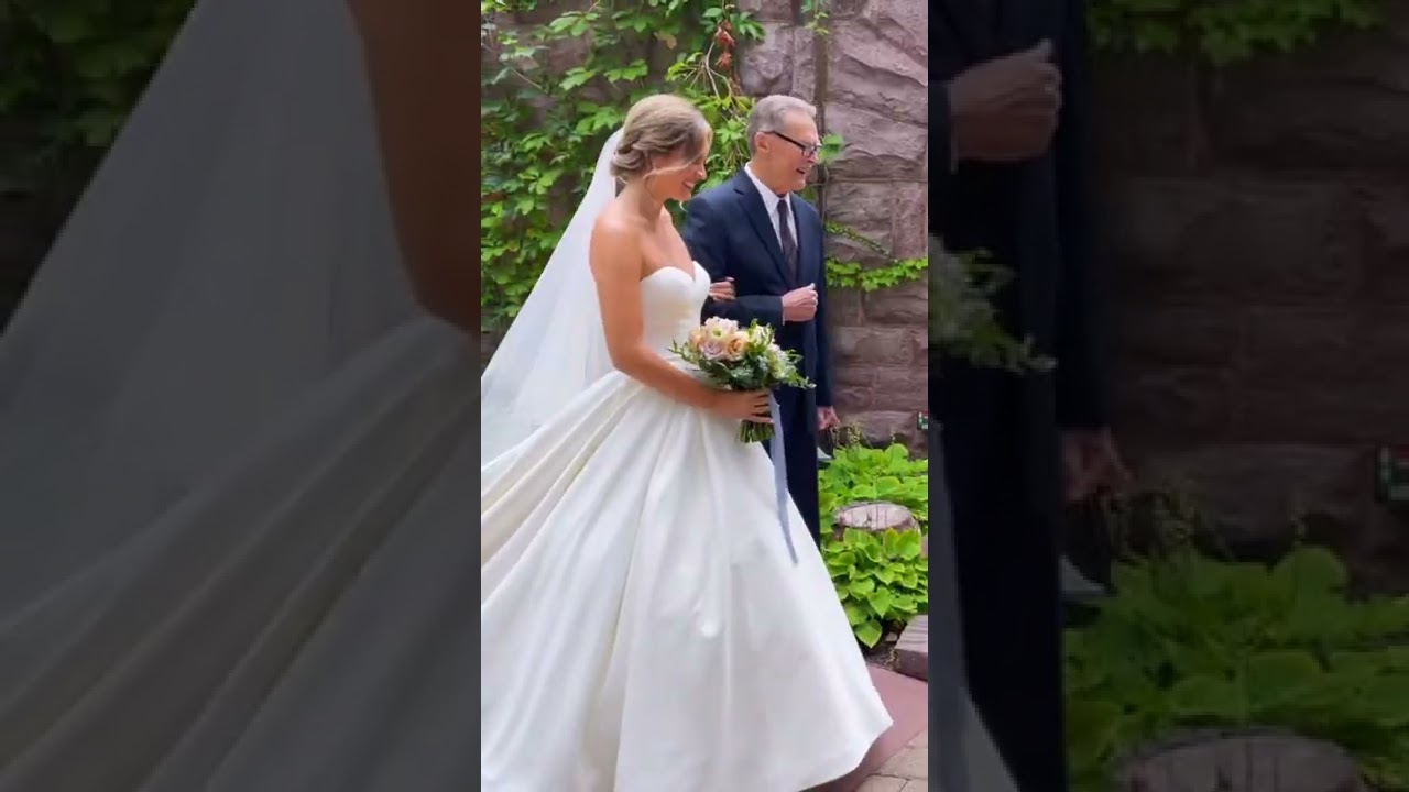 Our "First Look" Wedding Moment