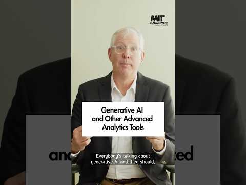 Generative AI and Other Advanced Analytics Tools