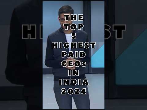 Top 5 Highest Paid CEOs In India 2024😱😳 #shorts #ceo