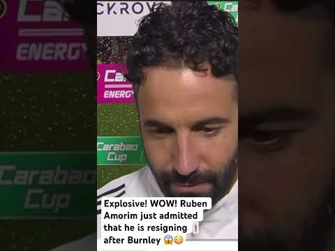 WOW! EXPLOSIVE INTERVIEW FROM RUBEN AMORIM😳😱! He JUST ADMITTED THAT HE IS PROBABLY GOING TO RESIGN