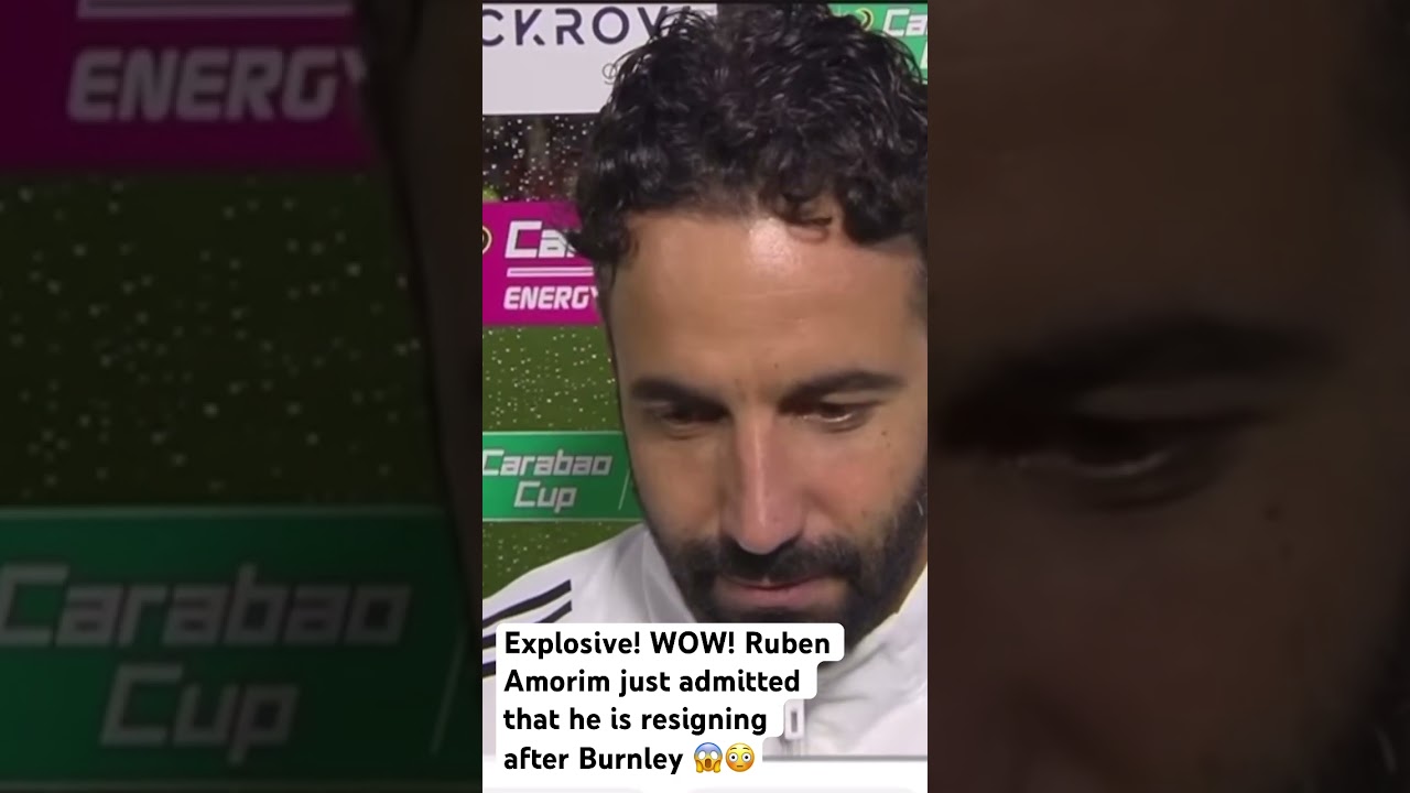 Ruben Amorim's Shocking Admission: Possible Resignation? 😳