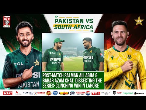 Post-match Salman Ali Agha & Babar Azam Chat: Dissecting the series-clinching win in Lahore