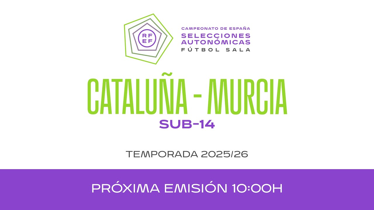 17 Futsal Sub-14 Final: Cataluña vs Murcia at 10:00