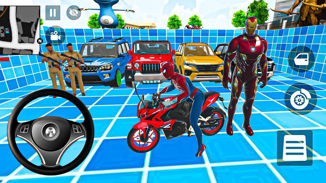 Indian Thrift Auto BatMan Game ๐ Unlock All Cars & Bikes โ Superhero Customization!