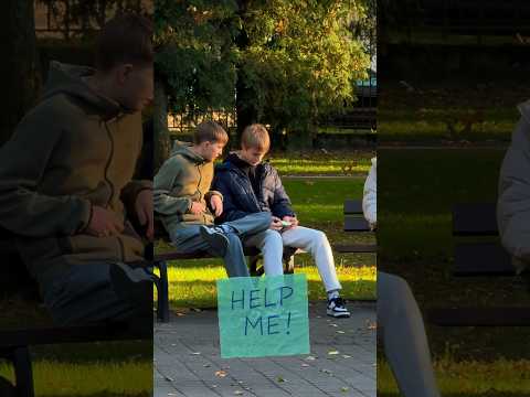 Social experiment 🥹❤️‍🩹#socialexperiment #respectation #help #sad #respect #experiements #hapines