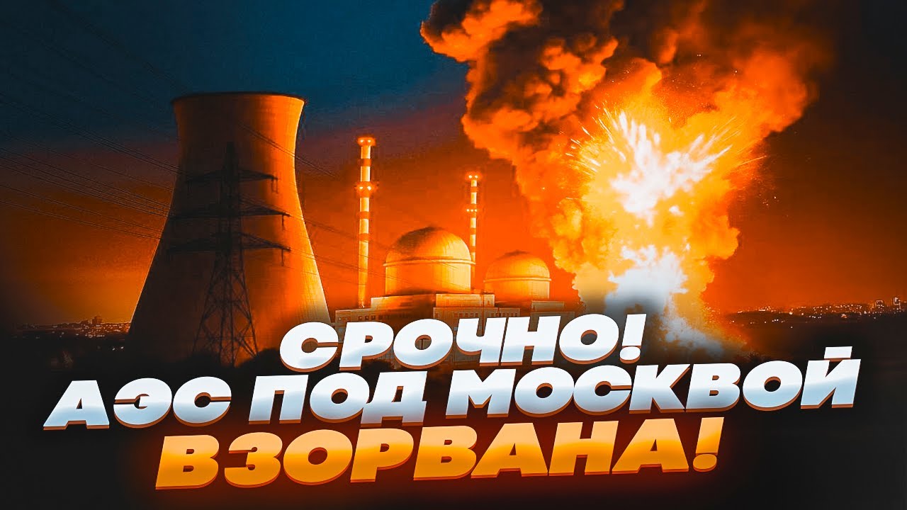 🛑 АЭС под Москвой атакована, есть повреждения