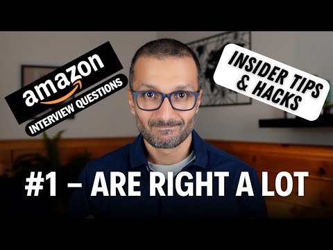 Exact Amazon Interview Questions for Leadership Principle (ARE RIGHT A LOT)