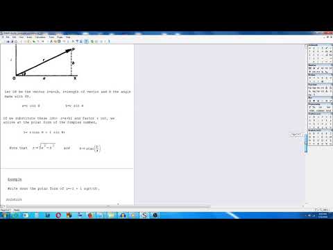 Engineering Mathematics On The Go - 3 - Polar Form of Complex Numbers