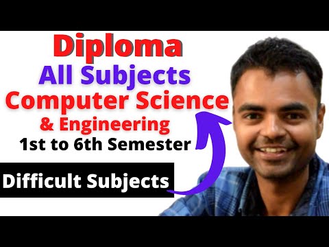 Computer Science & Engineering Diploma Subjects/Syllabus Difficult Subjects