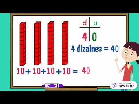Comprendre les dizaines de 10 à 40