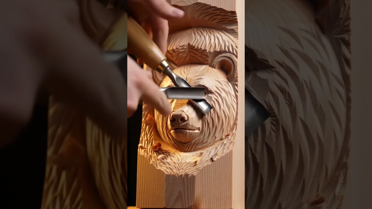 Relaxing Wood Carving to Watch 🐻
