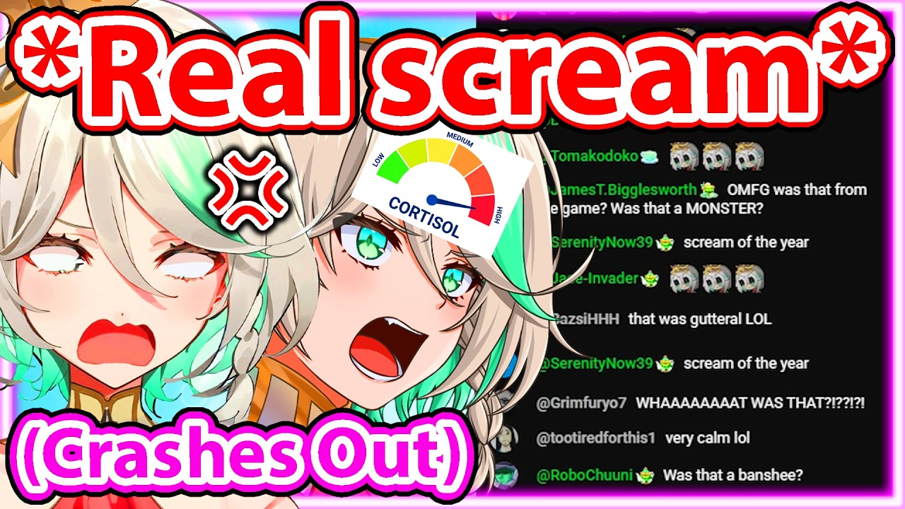 Cecilia Crashes Out, Let Out a REAL SCREAM and Surprised Chat 【Hololive】