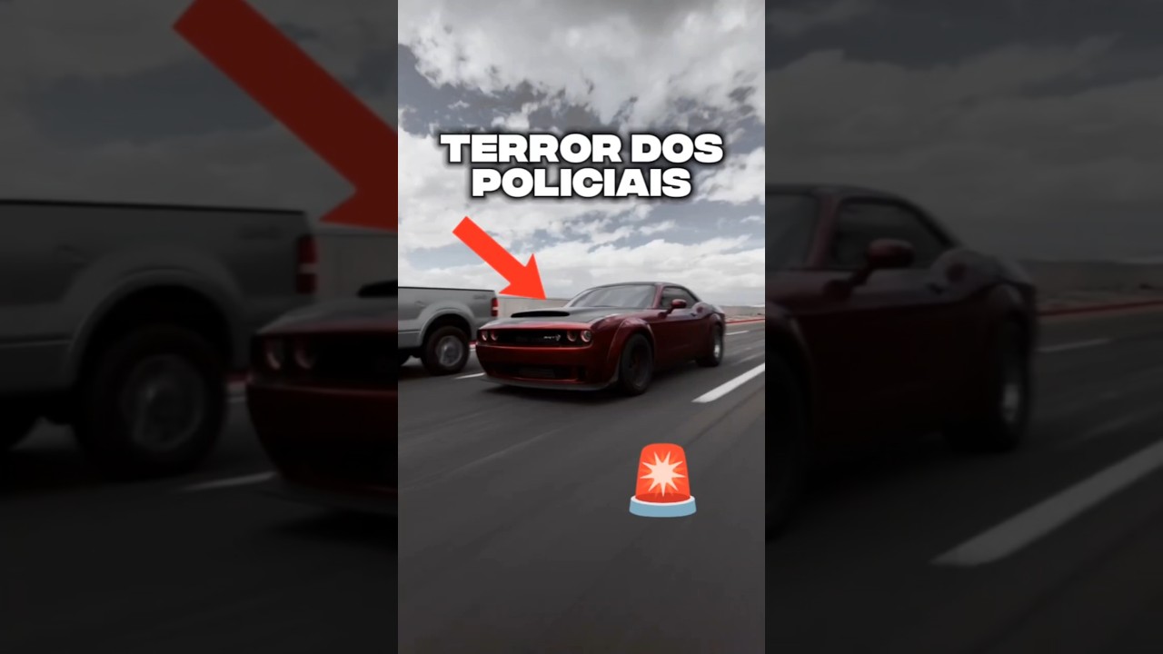 Dodge Challenger SRT Demon: O Carro que Deixa Policiais Chocados 🚗💥