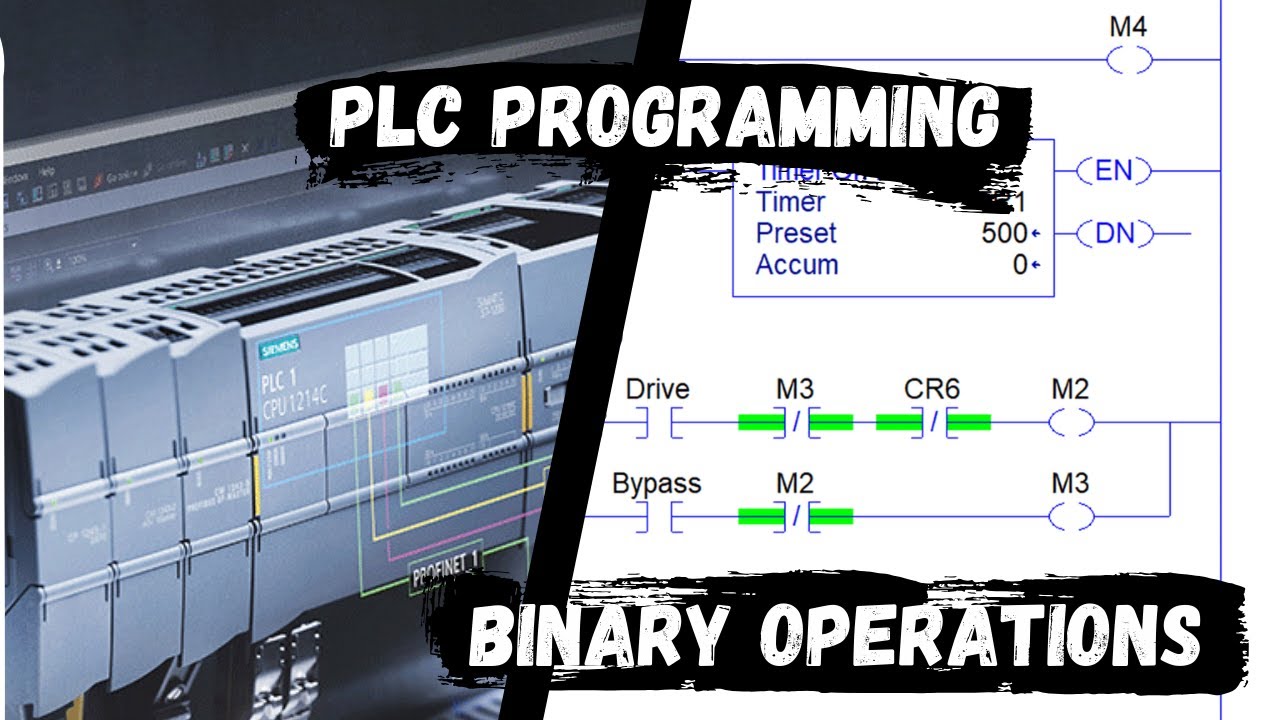 PLC Ladder Logic Basics: Binary & Boolean Operations