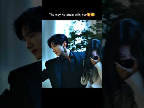 the way he deals with her😘#kdrama #love #dramachannel #bts #cdrama #koreandrama #drama #webdrama