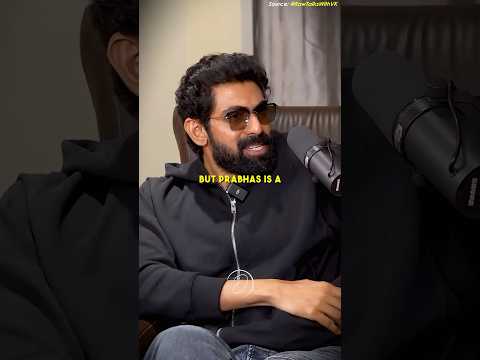 Who Understands Prabhas more than Rana 🥹