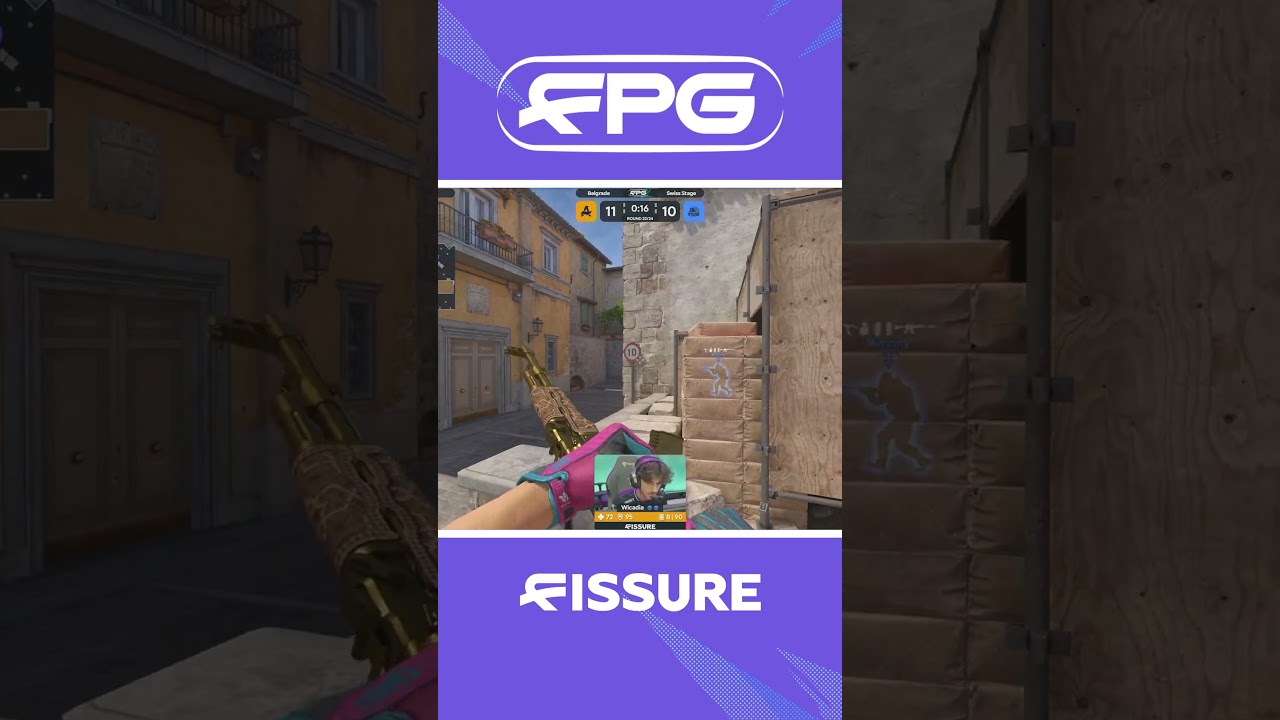 Wicadia INSANE 1 vs 4 CLUTCH! #counterstrike #cs2 #fissureplayground