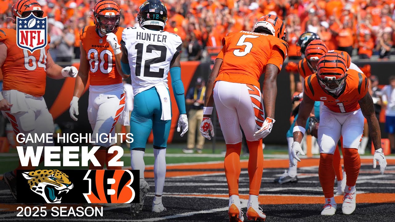 Jacksonville Jaguars vs. Cincinnati Bengals | Exciting Week 2 NFL Highlights 2025 🏈