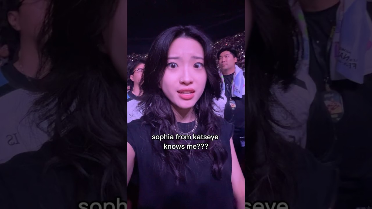 pov: sophia from katseye recognized me π