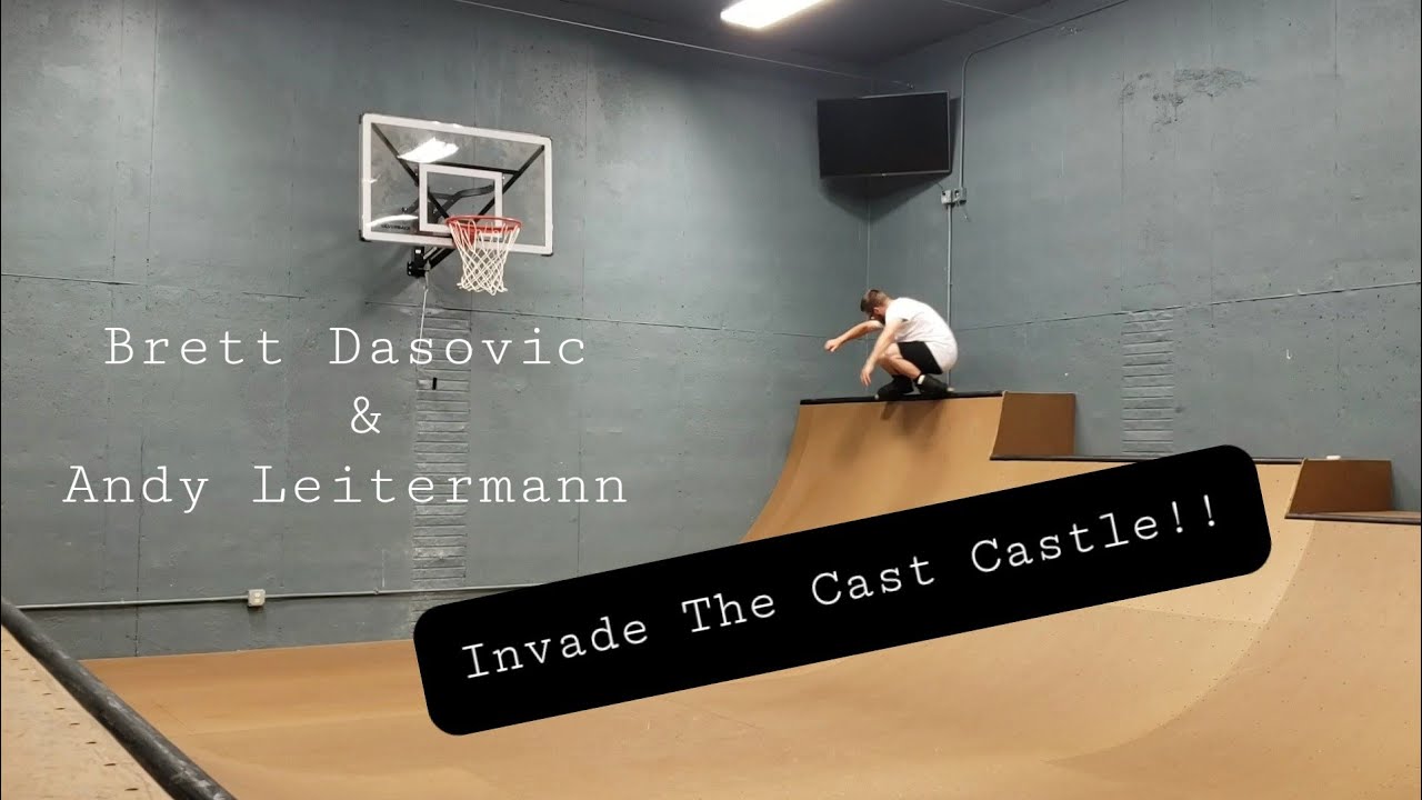 Brett Dasovic & Andy Leitermann Skate The Cast Castle at Tim Pool's Park