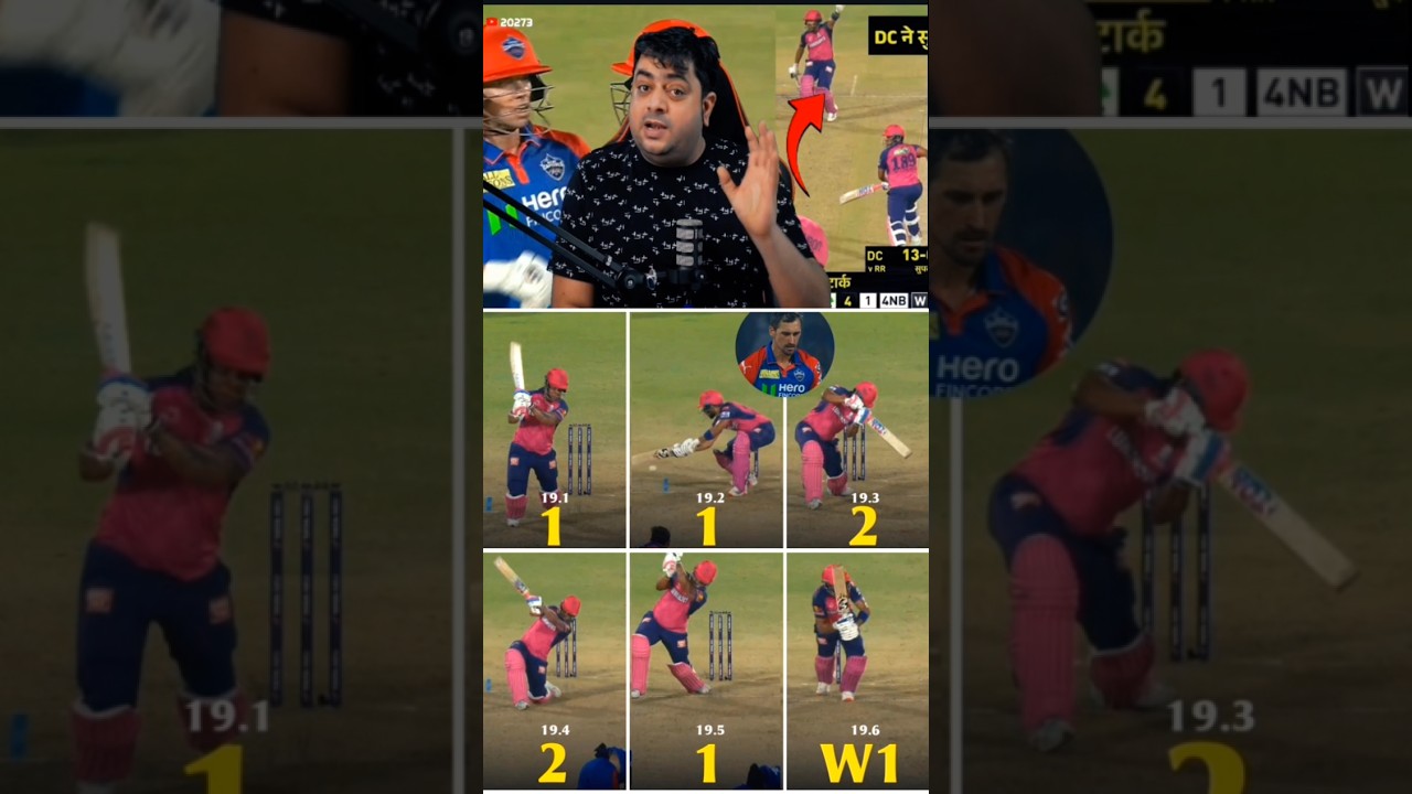 Starc's Deadly Last Over vs RR! 🔥