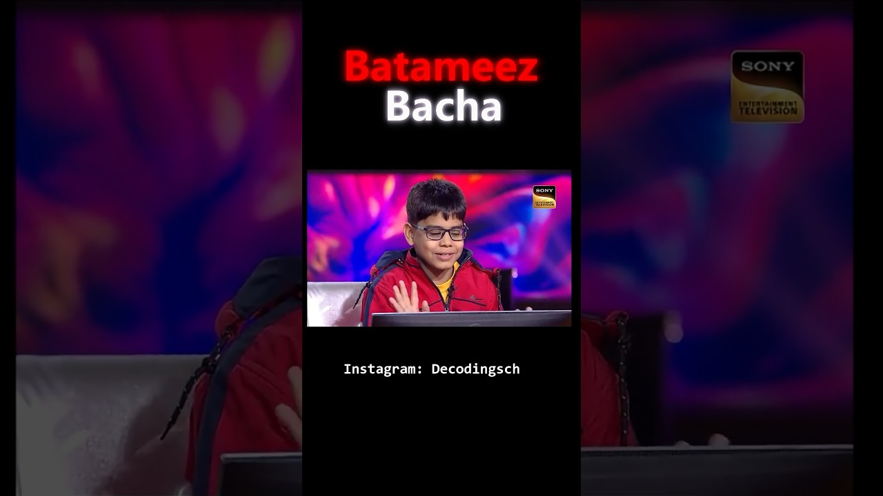 Hilarious Overconfidence Boy Stumps Everyone on KBC! 😂 #KBC #Shorts