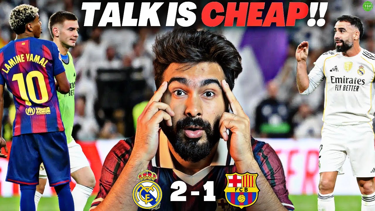 Real Madrid Outplays Barcelona 2-1 ⚽