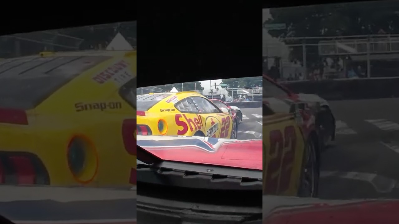 Chastain's Dramatic Spin and Send-Off of Logano 🚗 | NASCAR Highlights