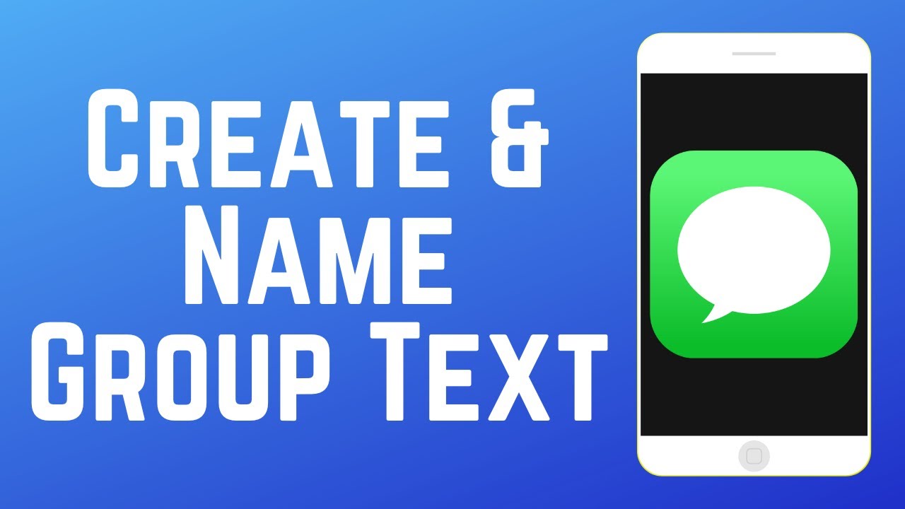 Create & Name Group Texts on iPhone 📱