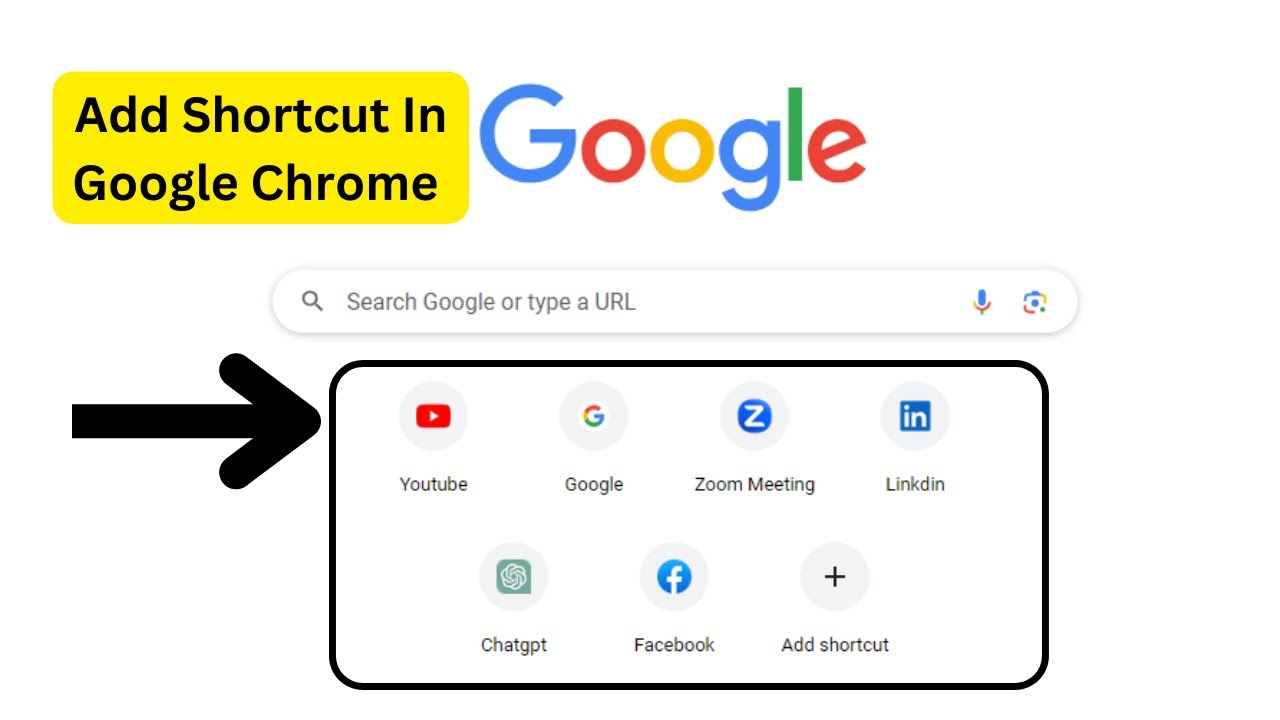 Add Shortcuts in Chrome on Laptop π