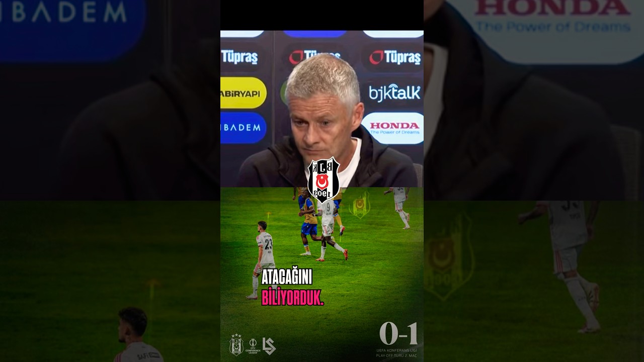 Beşiktaş 0-1 Lausanne: Solskjaer Basın Toplantısı