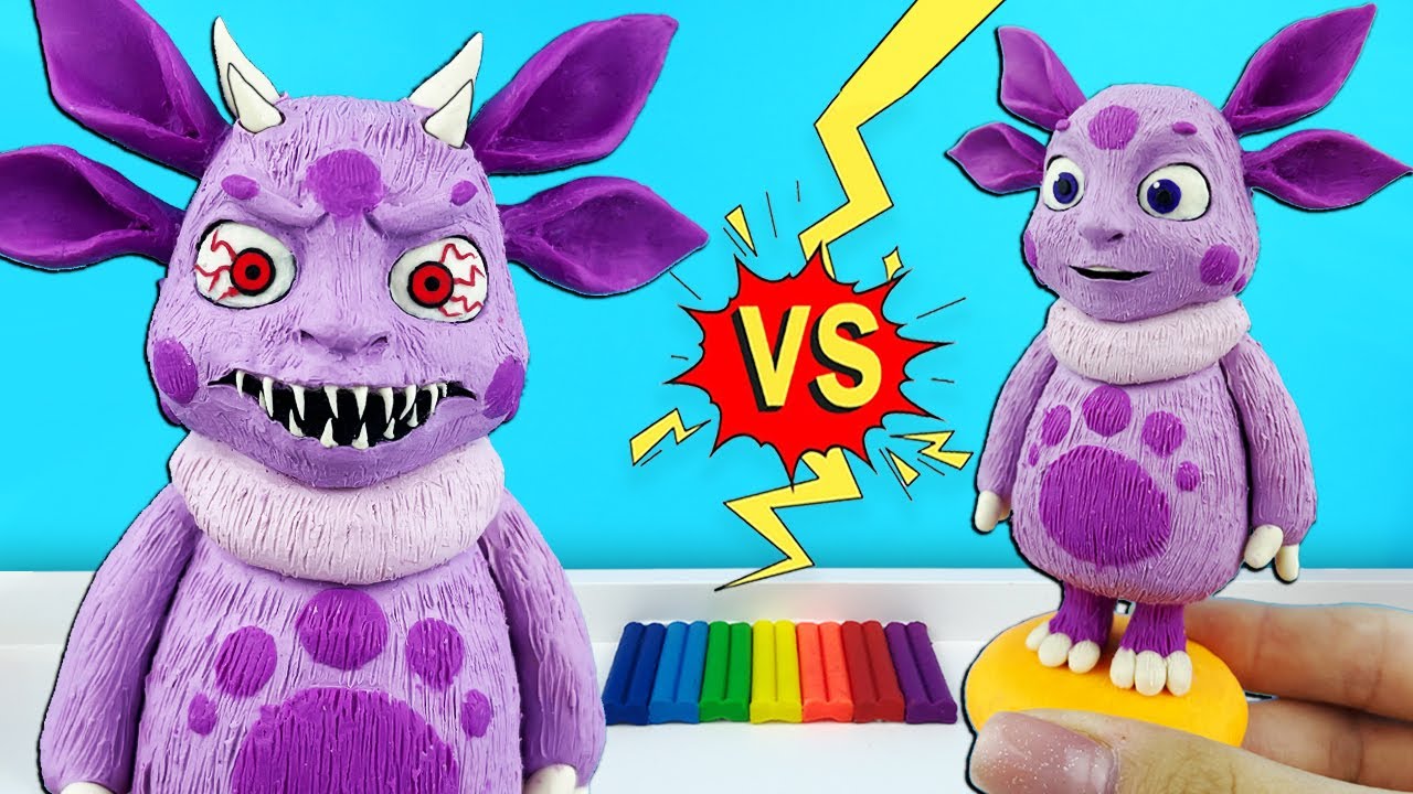 Лунтик и его злая 3D форма из пластилина 🛸