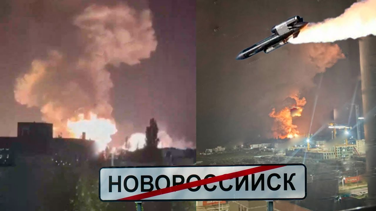 Пожар в Новороссийском порту: Шесхарис горит🔥