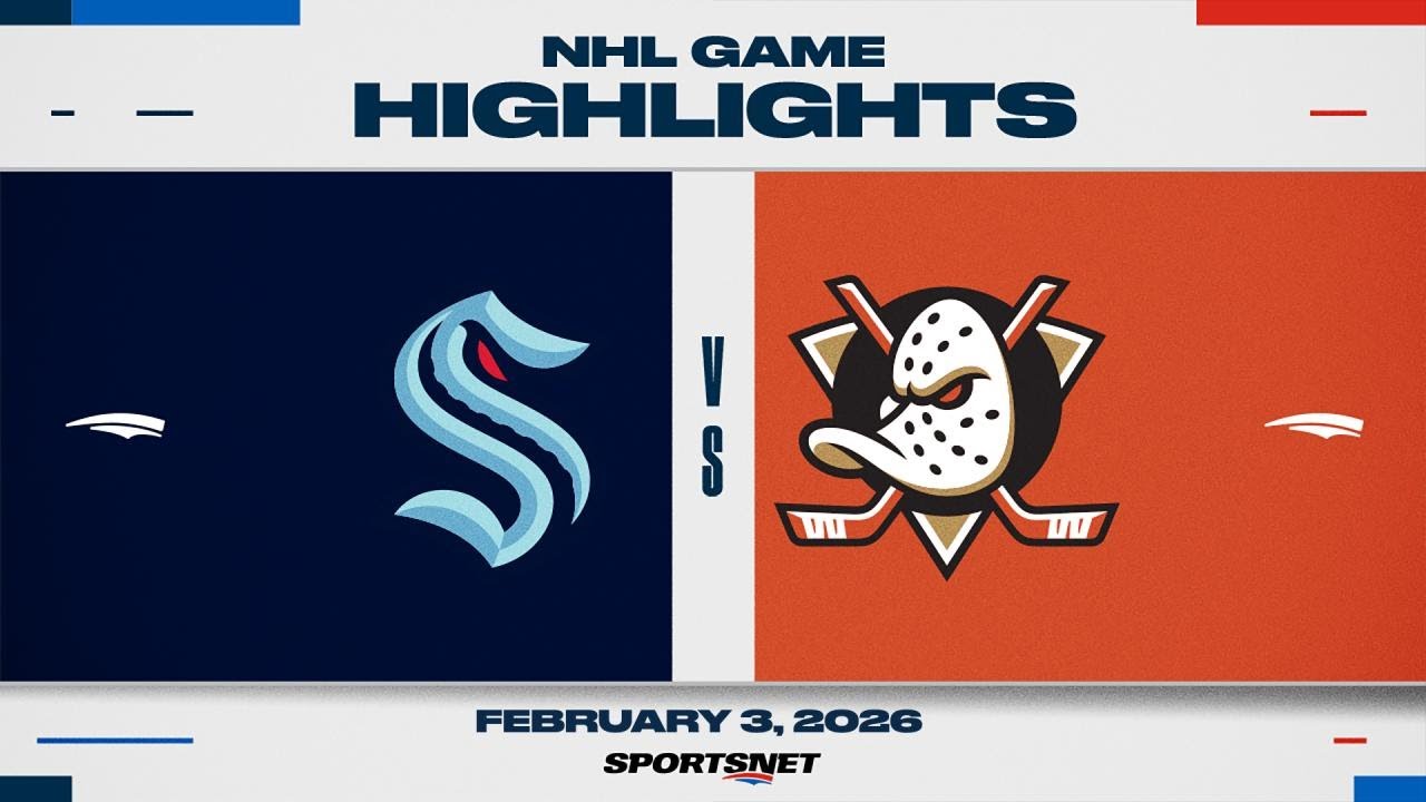 NHL Highlights | Kraken vs. Ducks - February 3, 2026