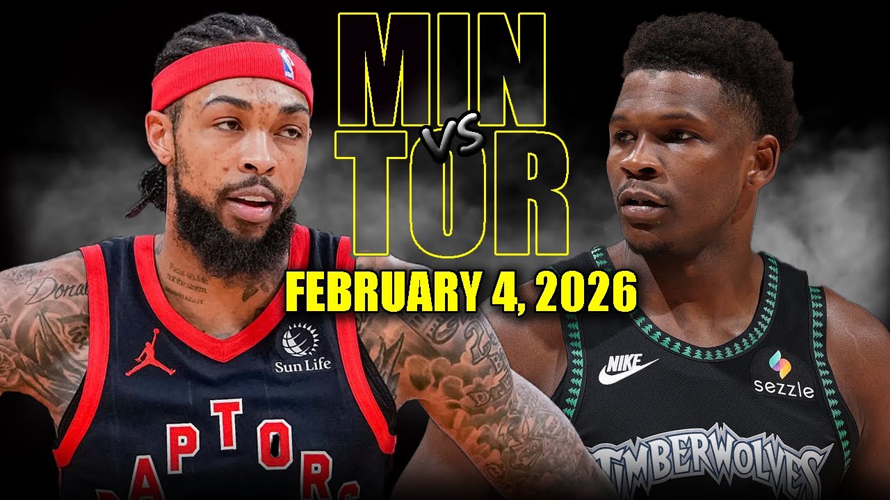 Minnesota Timberwolves vs Toronto Raptors Full Game Highlights – February 4, 2026 | NBA Season