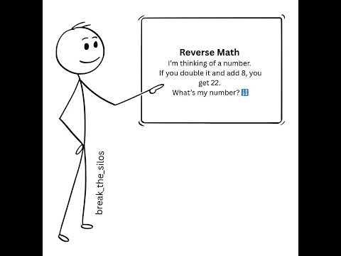 Reverse MATH #motivation #mathematics
