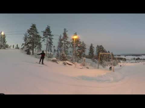 Ellivuoren hiihtokeskus Vammalassa joulukuussa 2021, Ellivuori Ski center in Vammala