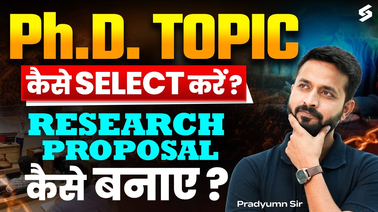 Choosing Your PhD Research Topic & Proposal Tips