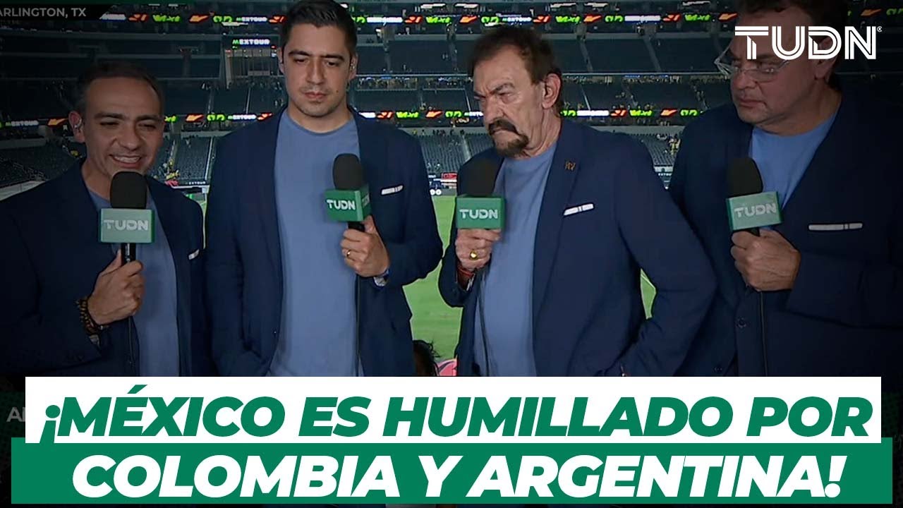 ¡BAÑO DE HUMILDAD! La Conmebol HUMILLA a México en la mayor y en la Sub-20 | Resumen Línea de 4