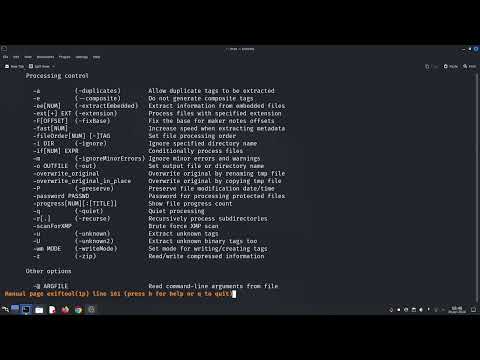 How to Use ExifTool in Kali Linux: Remove Metadata, Extract Info from Image