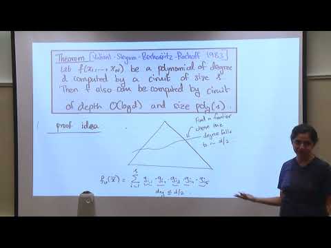 Nutan Limaye: Algebraic complexity - Part 2