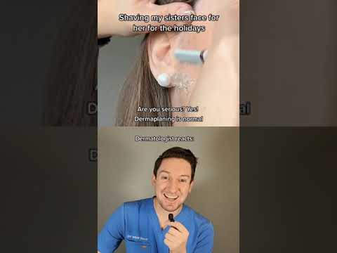 DERMATOLOGIST REACTS - Can Women SHAVE THEIR FACE? Will hair grow in THICKER?