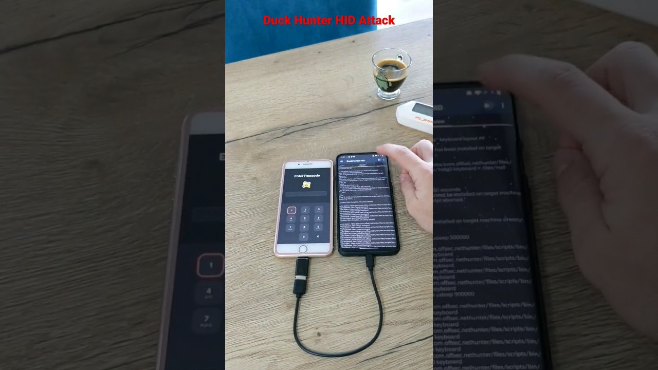 Duck Hunter HID Attack: Mobile and App Password Unlock Techniques