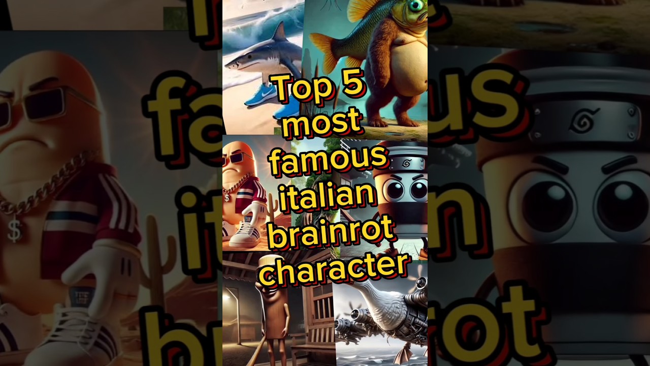 Top 5 Italian Brainrot Characters 🇮🇹