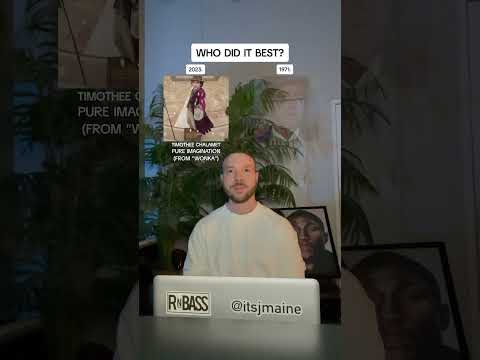 Who Did It The Best? Timothée Chalamet “Pure Imagination” In Wonka Or Gene Wilder? #shorts #wonka