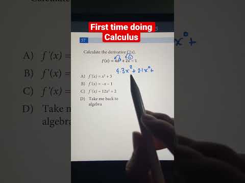 Finding the Derivative of a Polynomial Function | Intro to Calculus #shorts #math #maths