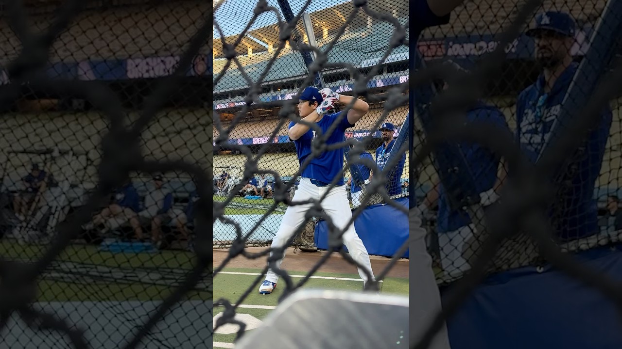 Shohei Ohtani Crushes Home Run at Dodger Stadium During Batting Practice ⚾