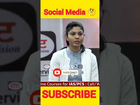 Social Media kya hai🤔 #drishtiias #shorts #vikasdivyakirti #interview #upsc #ytshorts